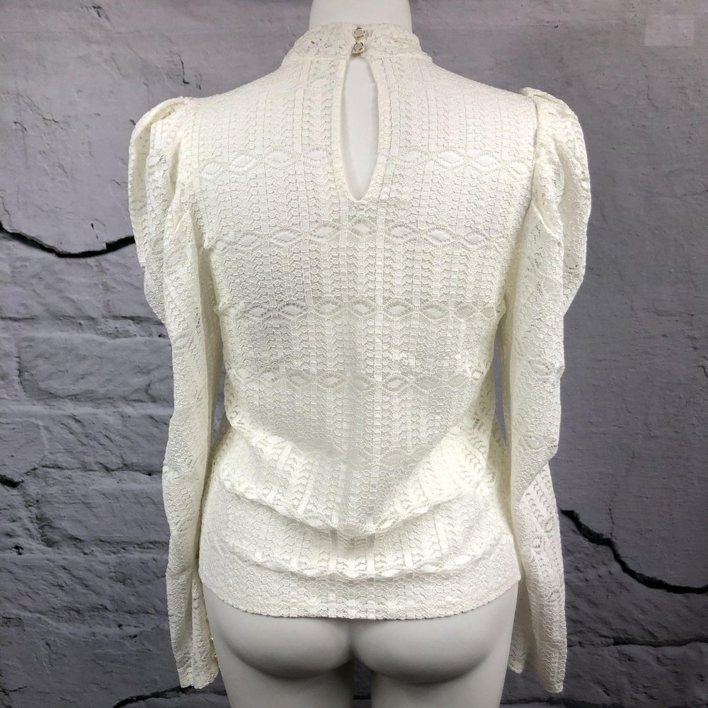 Champagne & Strawberry Cream Lace long sleeve mutt - Picture 3 of 13